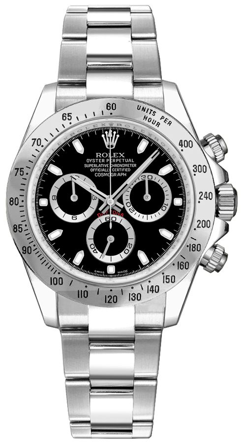 Rolex Cosmograph Daytona Self winding Automatic Black Mens Watch 116520-0015 