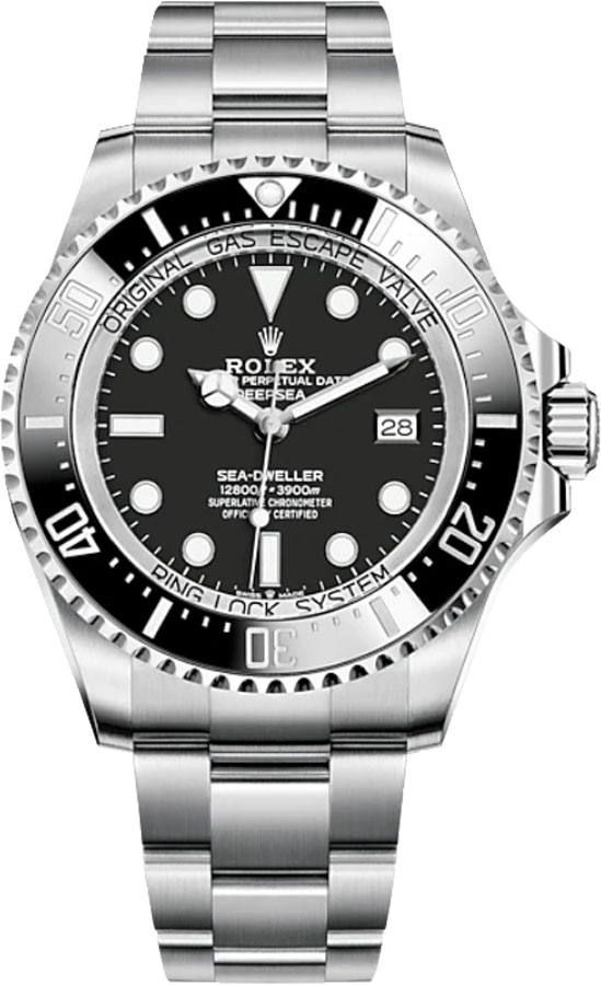 Rolex Sea-Dweller Self winding Automatic Black Mens Watch 136660-0004 