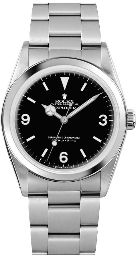 Rolex Explorer Self winding Automatic Black Watch 1016 