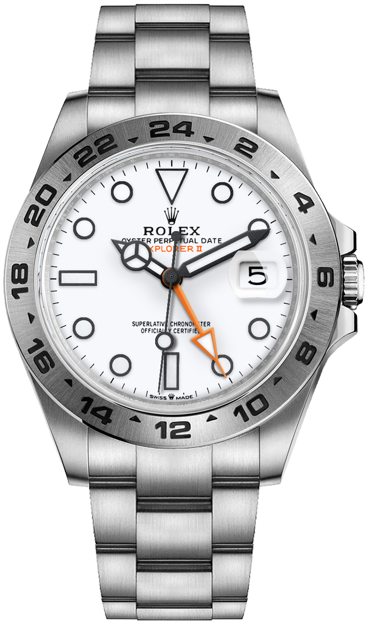 Rolex Explorer Self winding Automatic White Mens Watch 226570-0001 