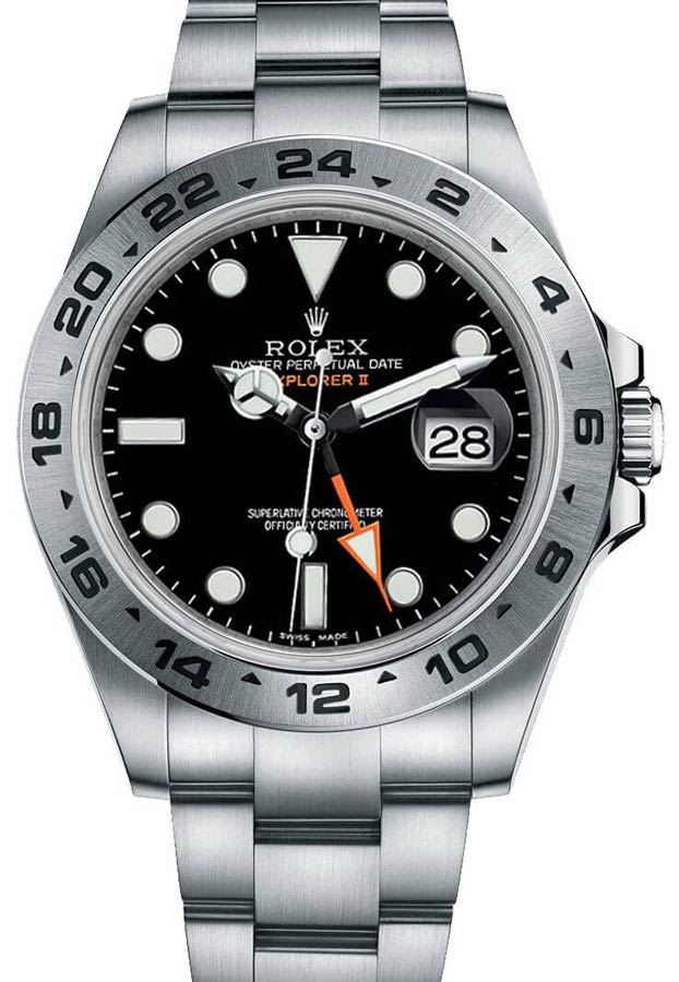 Rolex Explorer Self winding Automatic Black Mens Watch 216570-0002 