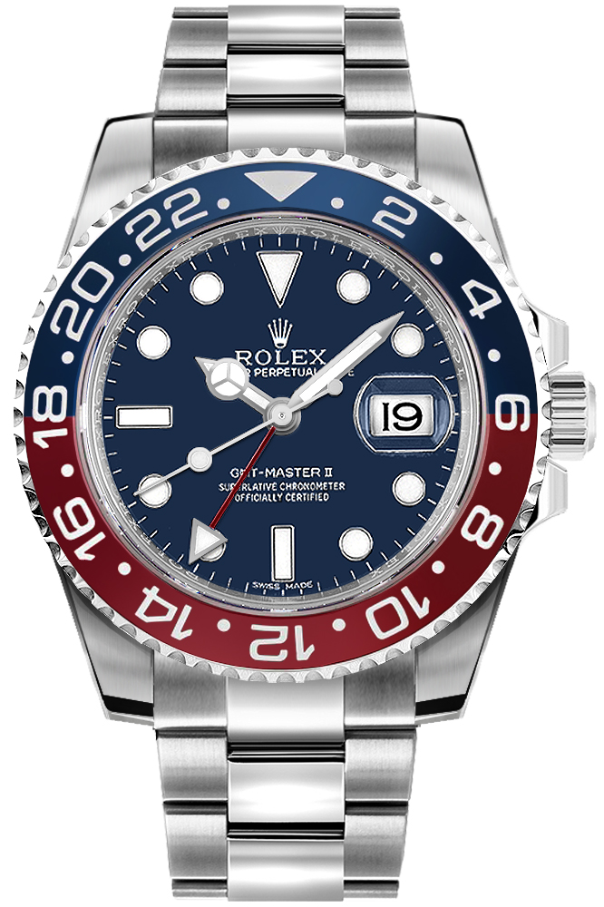 Rolex GMT-Master II Self winding Automatic Blue Mens Watch 126719BLRO-0003 