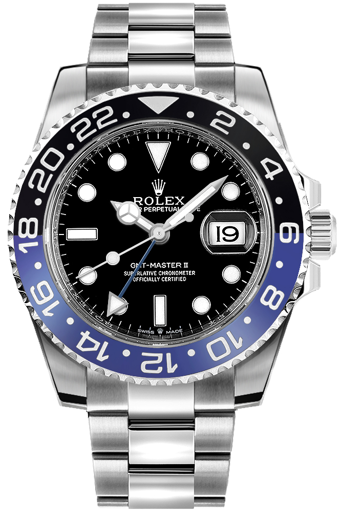 Rolex GMT-Master II Self winding Automatic Black Mens Watch 126710BLNR-0003 
