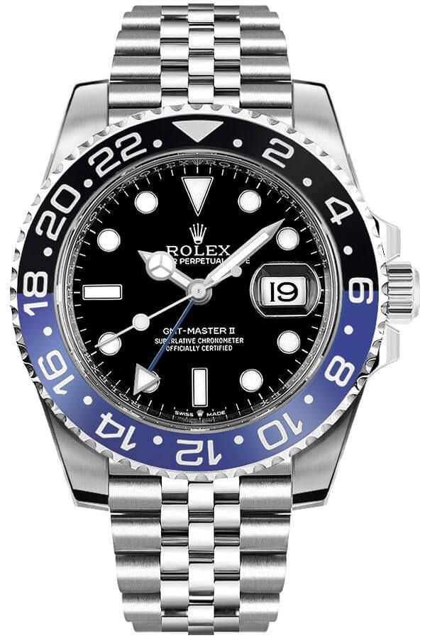 Rolex GMT-Master II Self winding Automatic Black Mens Watch 126710BLNR-0002 