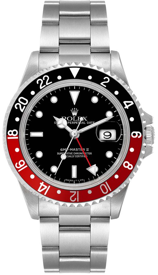 Rolex GMT-Master II Self winding Automatic Black Mens Watch 16710-COKE 