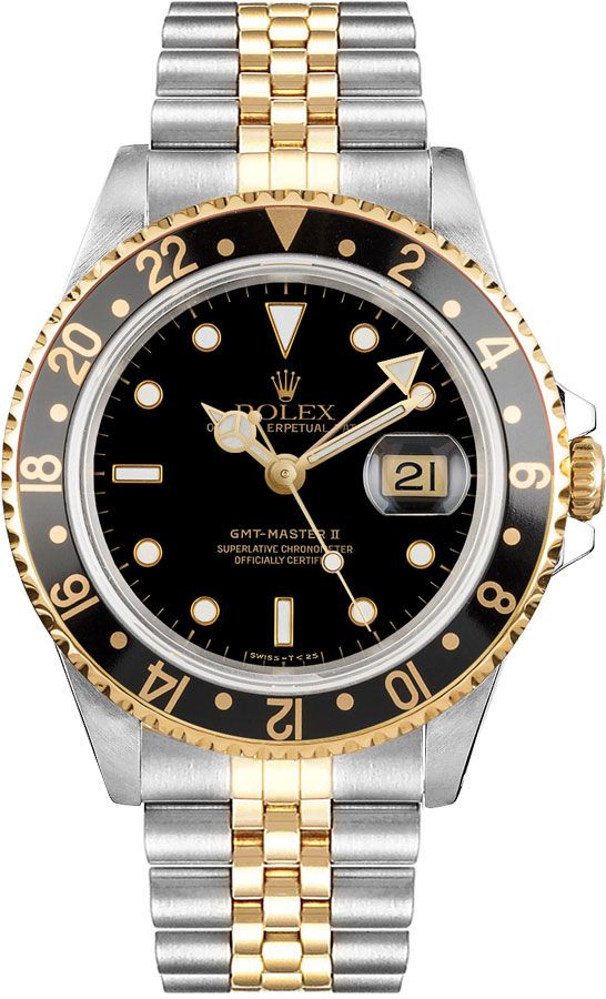 Rolex GMT-Master II Self winding Automatic Black Mens Watch 16713LN-J 
