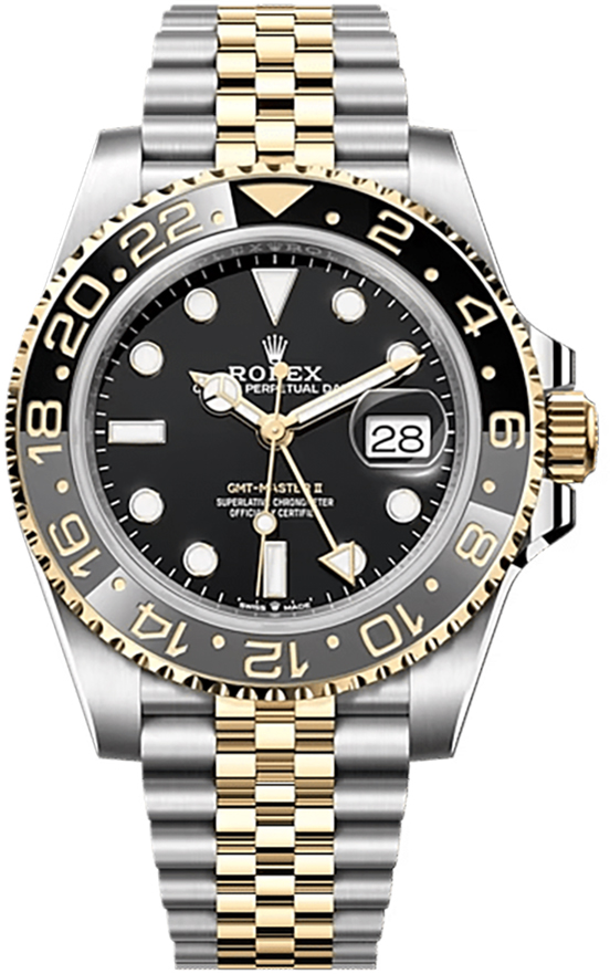 Rolex GMT-Master II Self Winding Automatic Black Mens Watch 126713GRNR-0001 