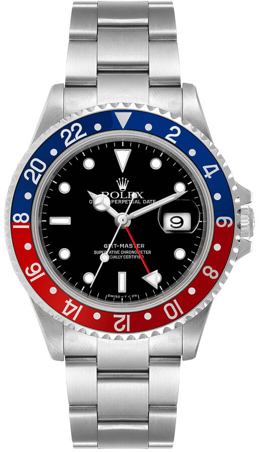 Rolex GMT-Master Self winding Automatic Black Mens Watch 16700-PEPSI 