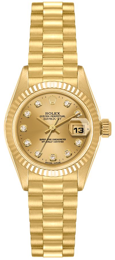 Rolex Lady-Datejust Self winding Automatic Champagne Ladies Watch 79178-CHPDP 