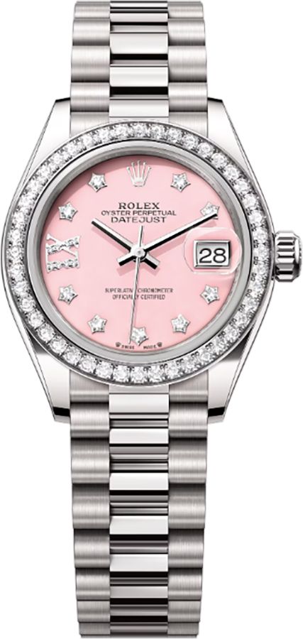 Rolex Lady-Datejust Self Winding Automatic Pink Ladies Watch 279139RBR-0002 