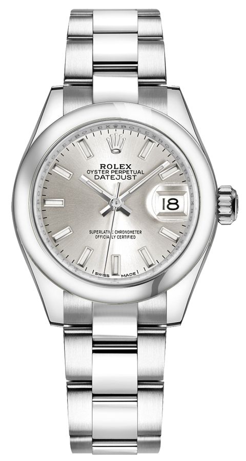 Rolex Lady-Datejust Self winding Automatic Silver Watch 279160-0006 