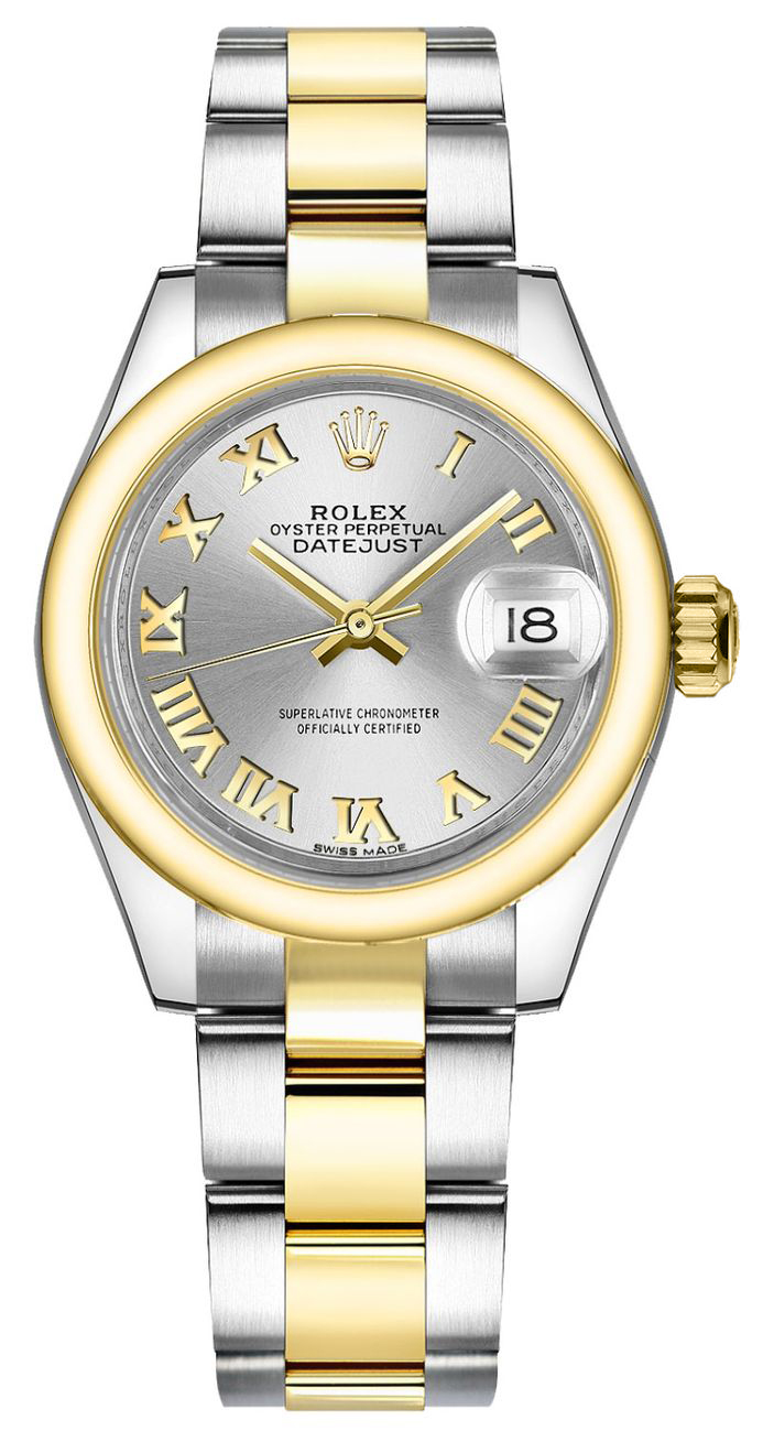 Rolex Lady-Datejust Self winding Automatic Silver Mens Watch 279163-0006 