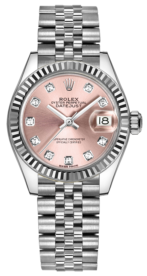 Rolex Lady-Datejust Self winding Automatic Pink Ladies Watch 279174-0003 