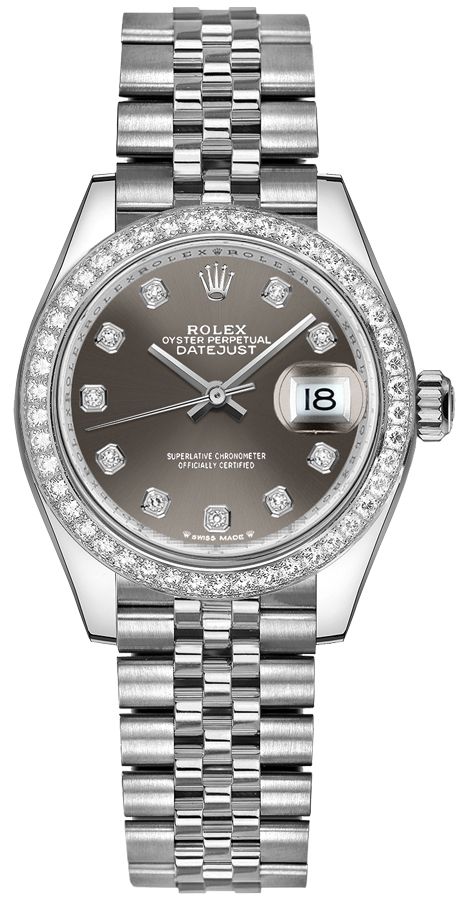 Rolex Lady-Datejust Self winding Automatic Grey Watch 279384RBR-0017 