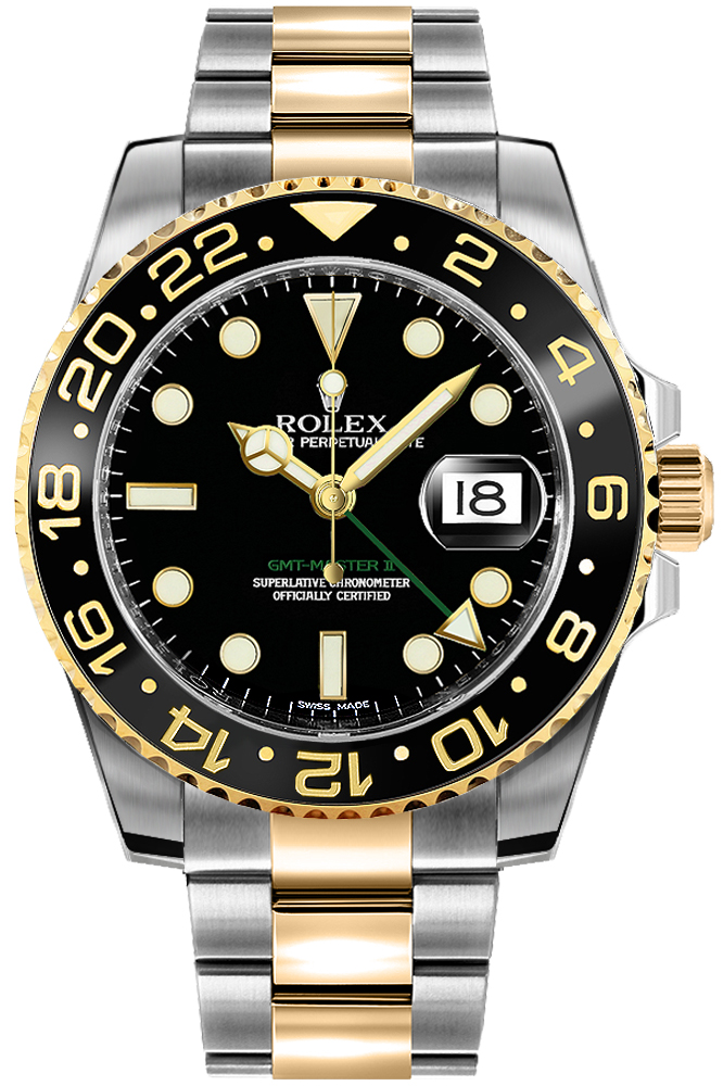 Rolex GMT-Master II Self winding Automatic Black Mens Watch 116713LN-0001-SD 