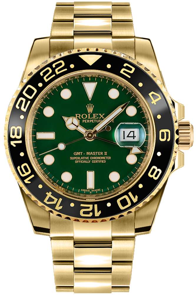 Rolex GMT-Master II Self winding Automatic Green Watch 116718LN-0002 
