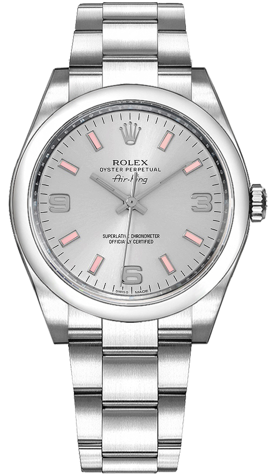 Rolex Oyster Perpetual Self winding Automatic Silver Watch 114200-SLVPSAO 
