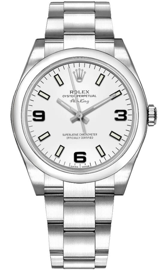 Rolex Oyster Perpetual Self winding Automatic White Ladies Watch 114200-WHTASO 