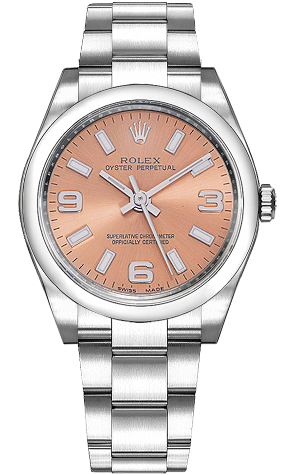 Rolex Oyster Perpetual Self winding Automatic Pink Ladies Watch 114200-PNKASO 