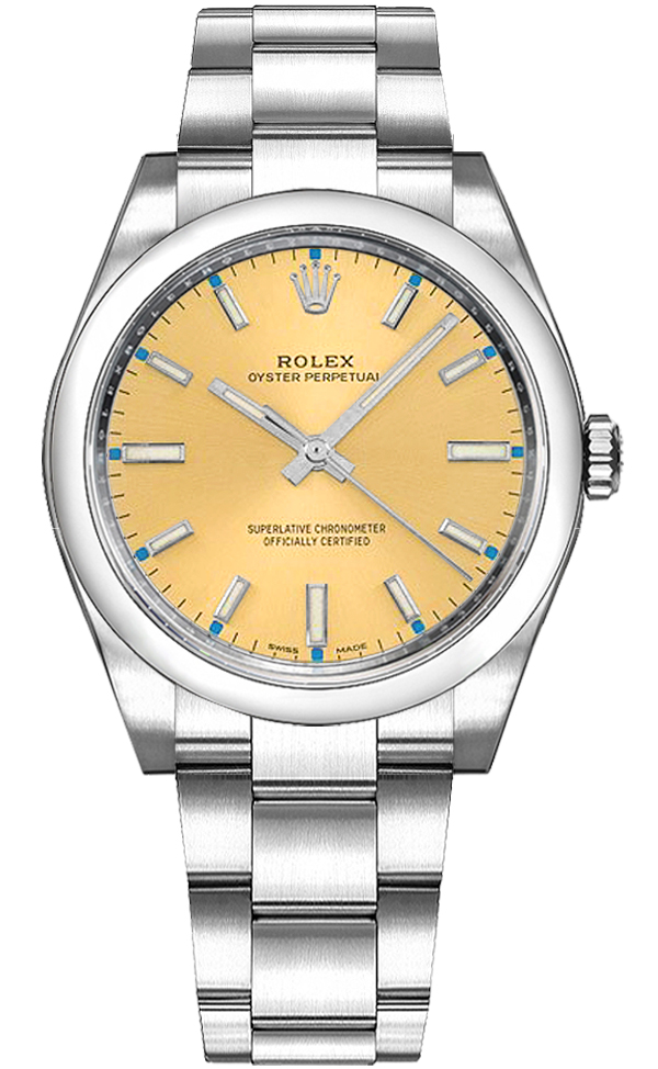 Rolex Oyster Perpetual Self winding Automatic White Ladies Watch 114200-0022 