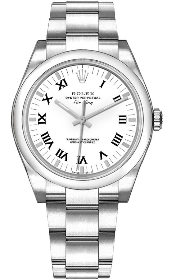 Rolex Oyster Perpetual Self winding Automatic White Ladies Watch 114200-WHTRSO 