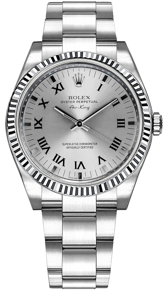 Rolex Oyster Perpetual Self winding Automatic Silver Ladies Watch 114234-SLVRSO 