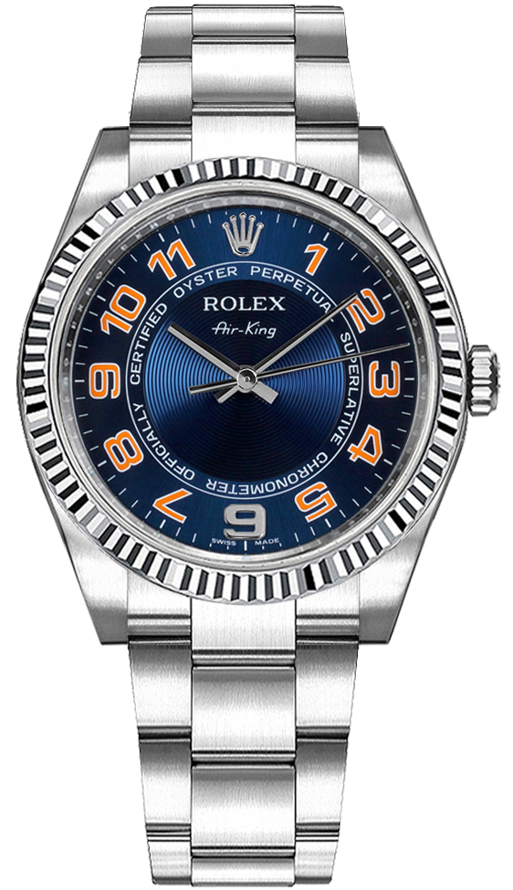Rolex Oyster Perpetual Self winding Automatic Blue Ladies Watch 114234-BLUOACO 