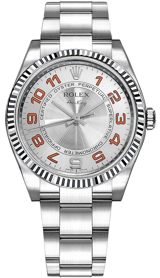 Rolex Oyster Perpetual Self winding Automatic Silver Ladies Watch 114234-SLVOAO 