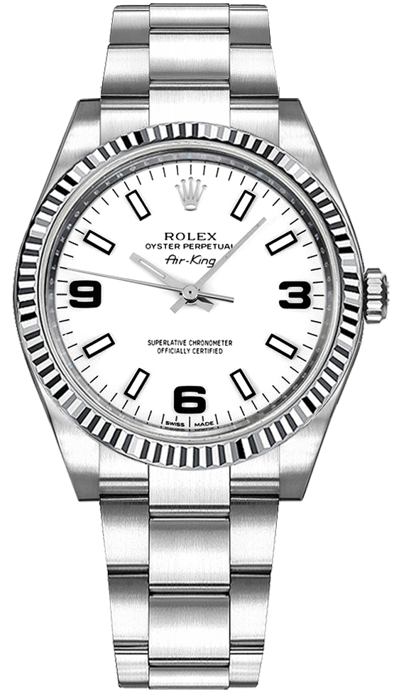 Rolex Oyster Perpetual Self winding Automatic White Ladies Watch 114234-WHTASO 