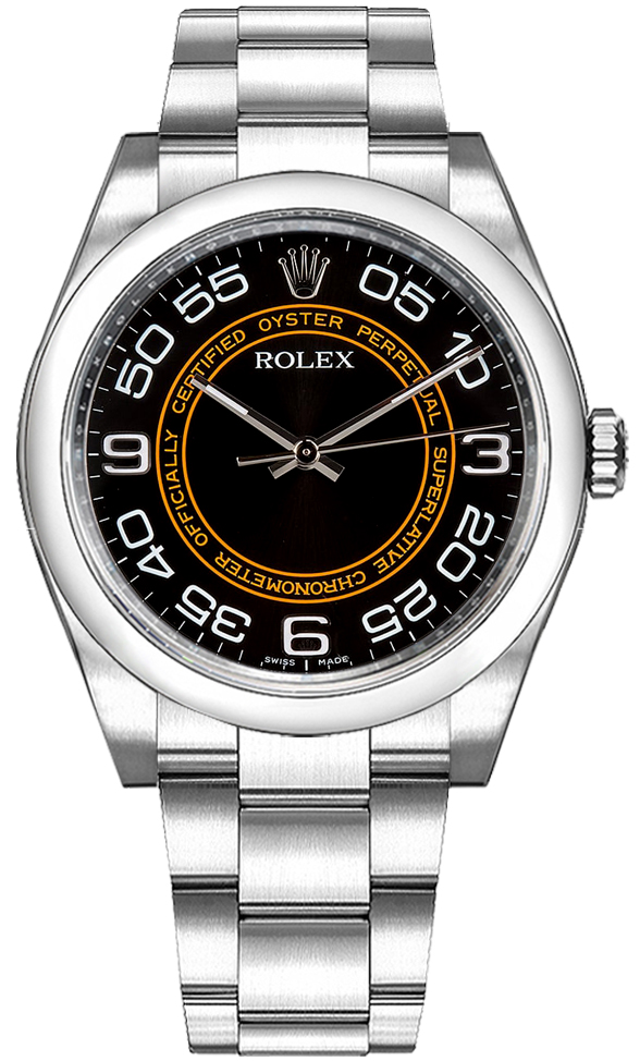 Rolex Oyster Perpetual Self winding Automatic Black Ladies Watch 116000-BLKOAO 