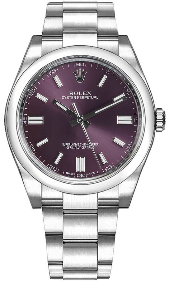Rolex Oyster Perpetual Self winding Automatic Red Ladies Watch 116000-0010 