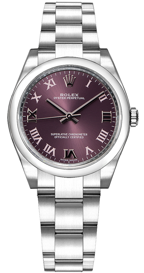 Rolex Oyster Perpetual 31 Steel & White Gold Watch 177200-0017 
