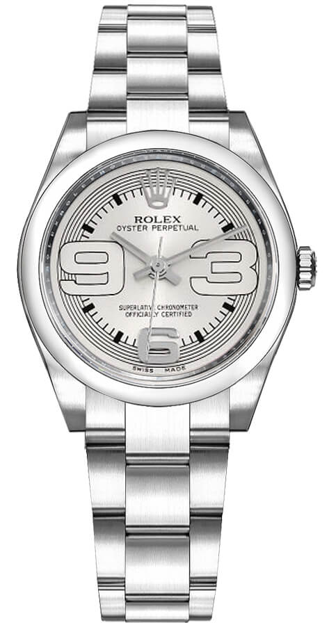 Rolex Oyster Perpetual Self winding Automatic Silver Watch 177200-SLVMAO 