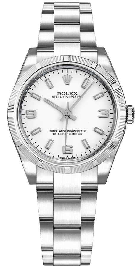 Rolex Oyster Perpetual Self winding Automatic White Watch 177210-WHTATO 