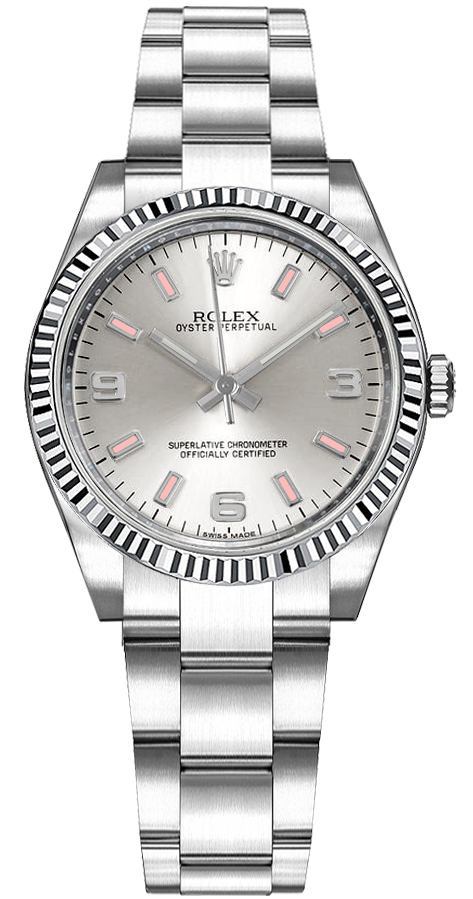 Rolex Oyster Perpetual Self winding Automatic Silver Ladies Watch 177234-SLVASO 
