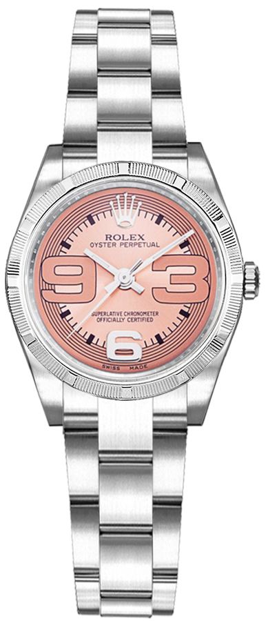 Rolex Oyster Perpetual Self winding Automatic Pink Ladies Watch 176210-PNKAXO 
