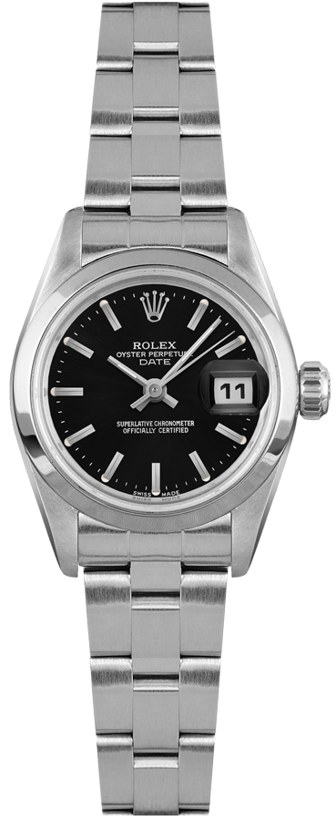 Rolex Oyster Perpetual Self winding Automatic Black Ladies Watch 79160-BLKSO 