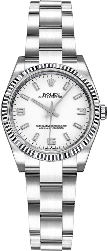 Rolex Oyster Perpetual Self winding Automatic White Watch 176234-WHTSAO 