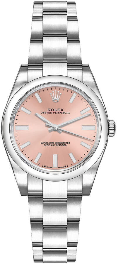 Rolex Oyster Perpetual Self winding Automatic Pink Ladies Watch 276200-0004 