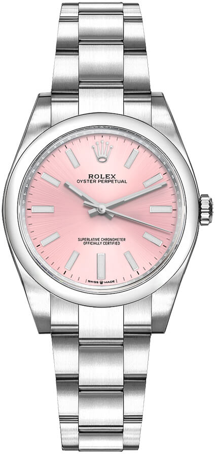 Rolex Oyster Perpetual Self winding Automatic Pink Ladies Watch 277200-0004 