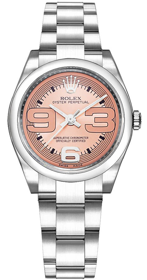 Rolex Oyster Perpetual Self winding Automatic Pink Watch 177200-PNKAO 