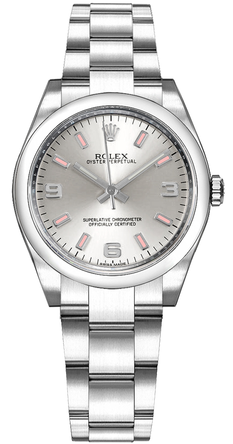 Rolex Oyster Perpetual Self winding Automatic Silver Ladies Watch 177200-SLVAPSO 