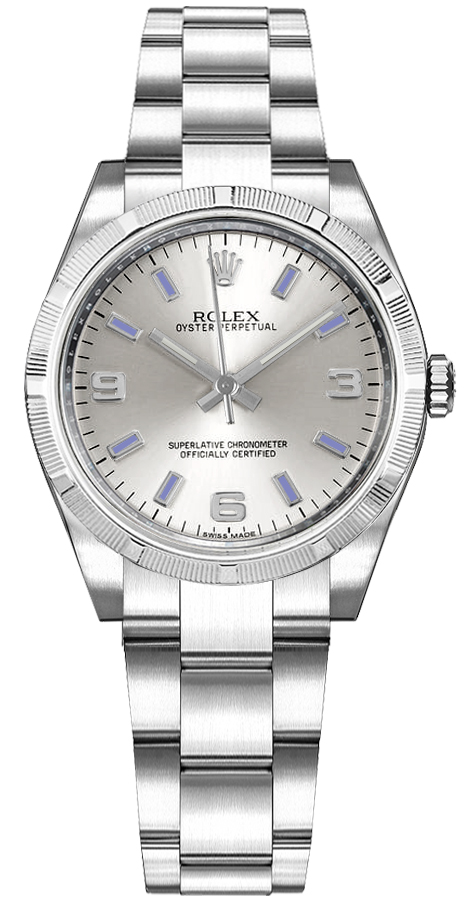 Rolex Oyster Perpetual Self winding Automatic Silver Ladies Watch 177210-SLVBSAO 
