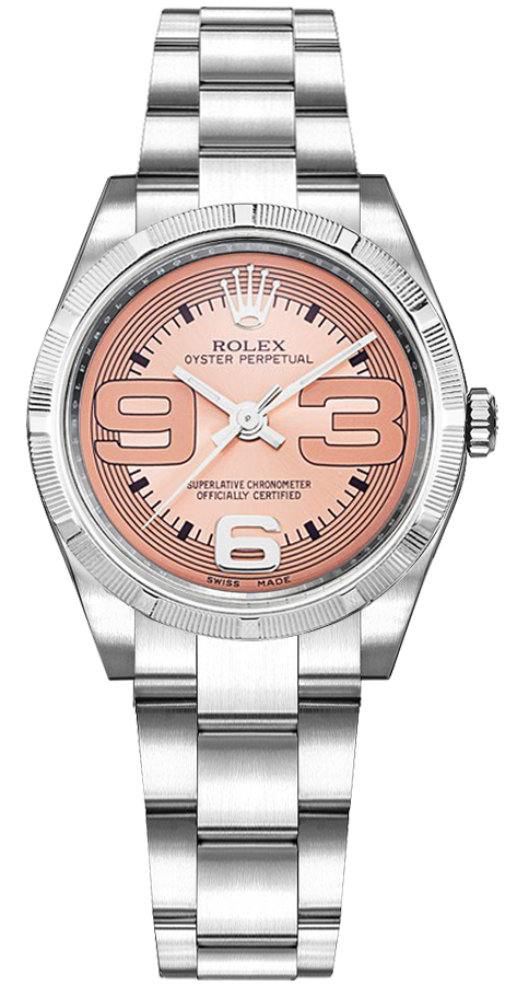 Rolex Oyster Perpetual Self winding Automatic Pink Ladies Watch 177210-PNKMXAO 