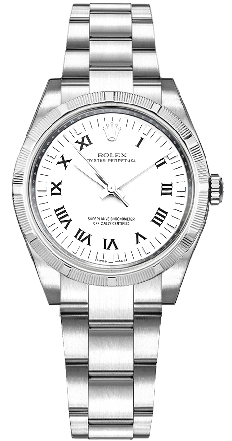 Rolex Oyster Perpetual Self winding Automatic White Ladies Watch 177210-WHTRO 