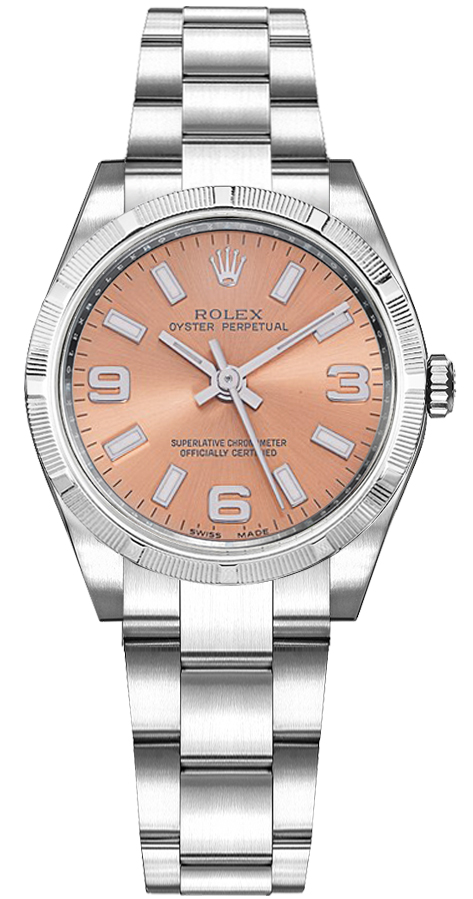 Rolex Oyster Perpetual Self winding Automatic Pink Ladies Watch 177210-PNKSAO 