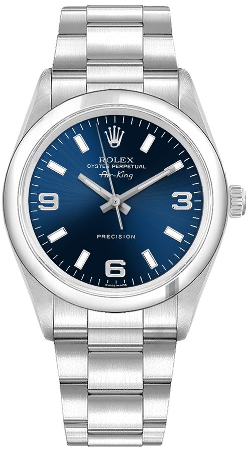 Rolex Oyster Perpetual Self Winding Automatic Blue Unisex Watch 14000-BLUASO 