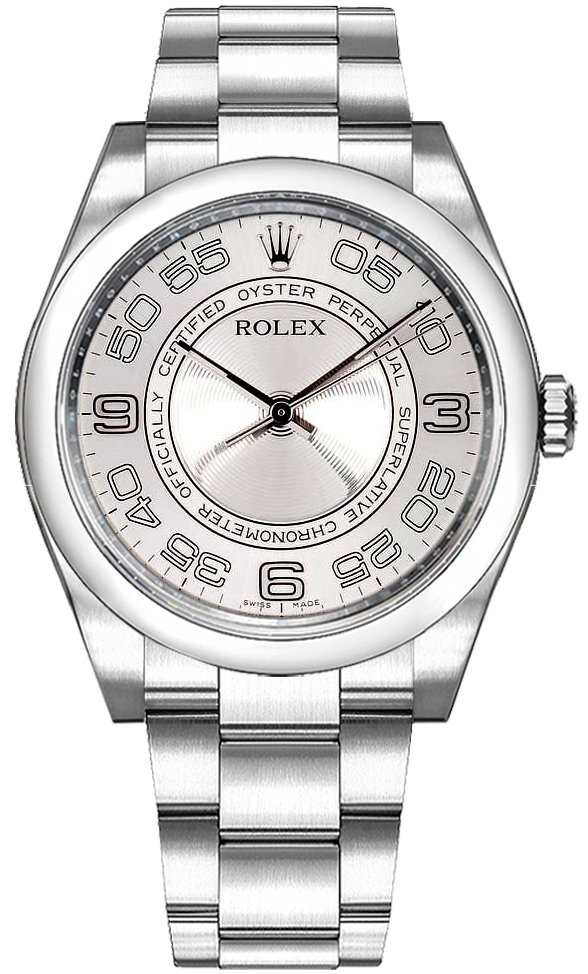 Rolex Oyster Perpetual Self winding Automatic Silver Unisex Watch 116000-SLVCAO 