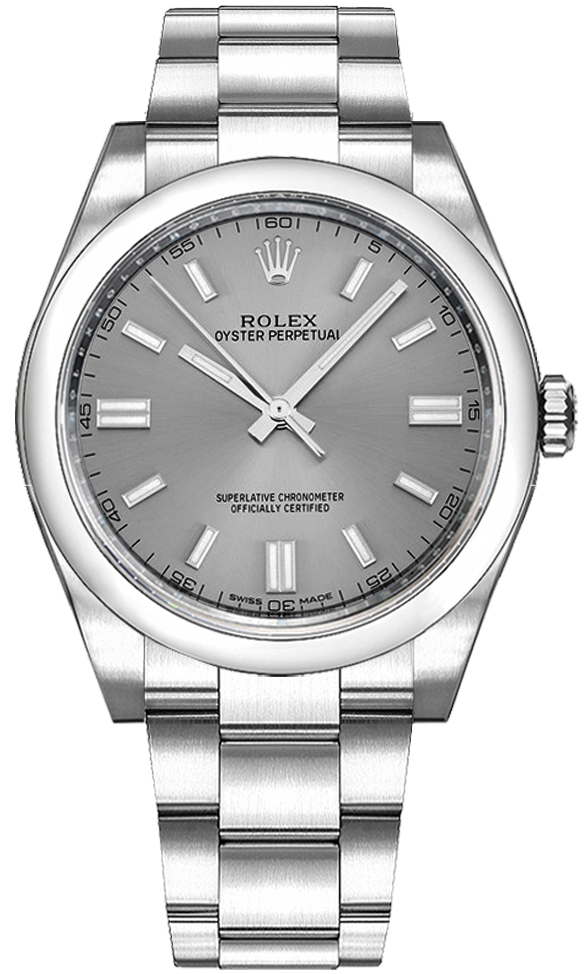 Rolex Oyster Perpetual Self winding Automatic Grey Watch 116000-0009 