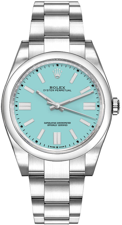 Rolex Oyster Perpetual Self winding Automatic Blue Ladies Watch 126000-0006 